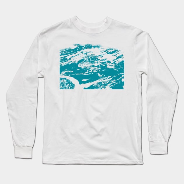 Sea Waves // Waves See Long Sleeve T-Shirt by babibrasileiro